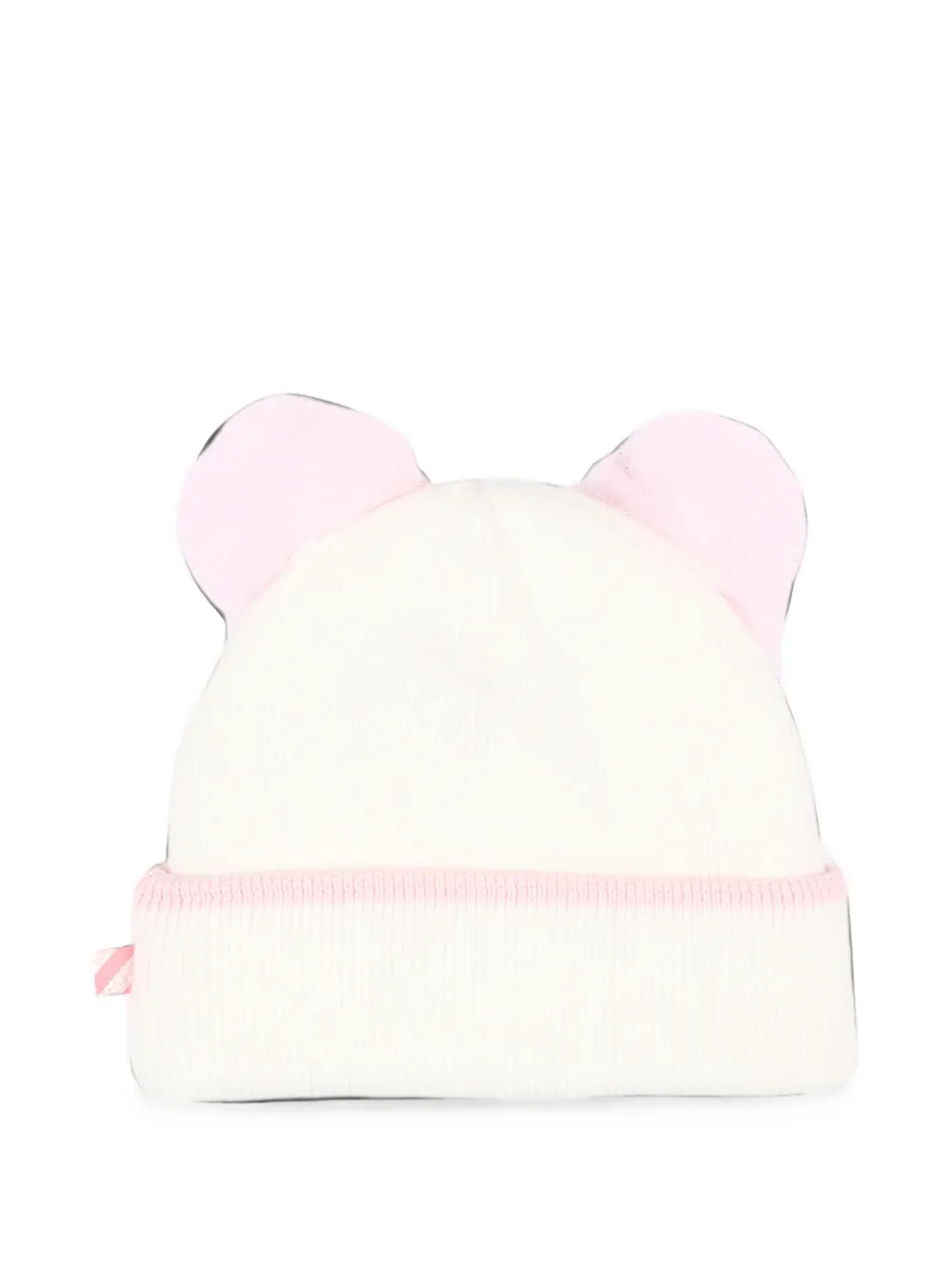 Billieblush Muts met pompon en hartpatch Beige