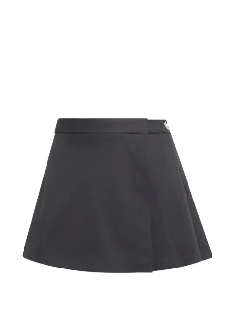 adidas pleated side-stripe mini skirt