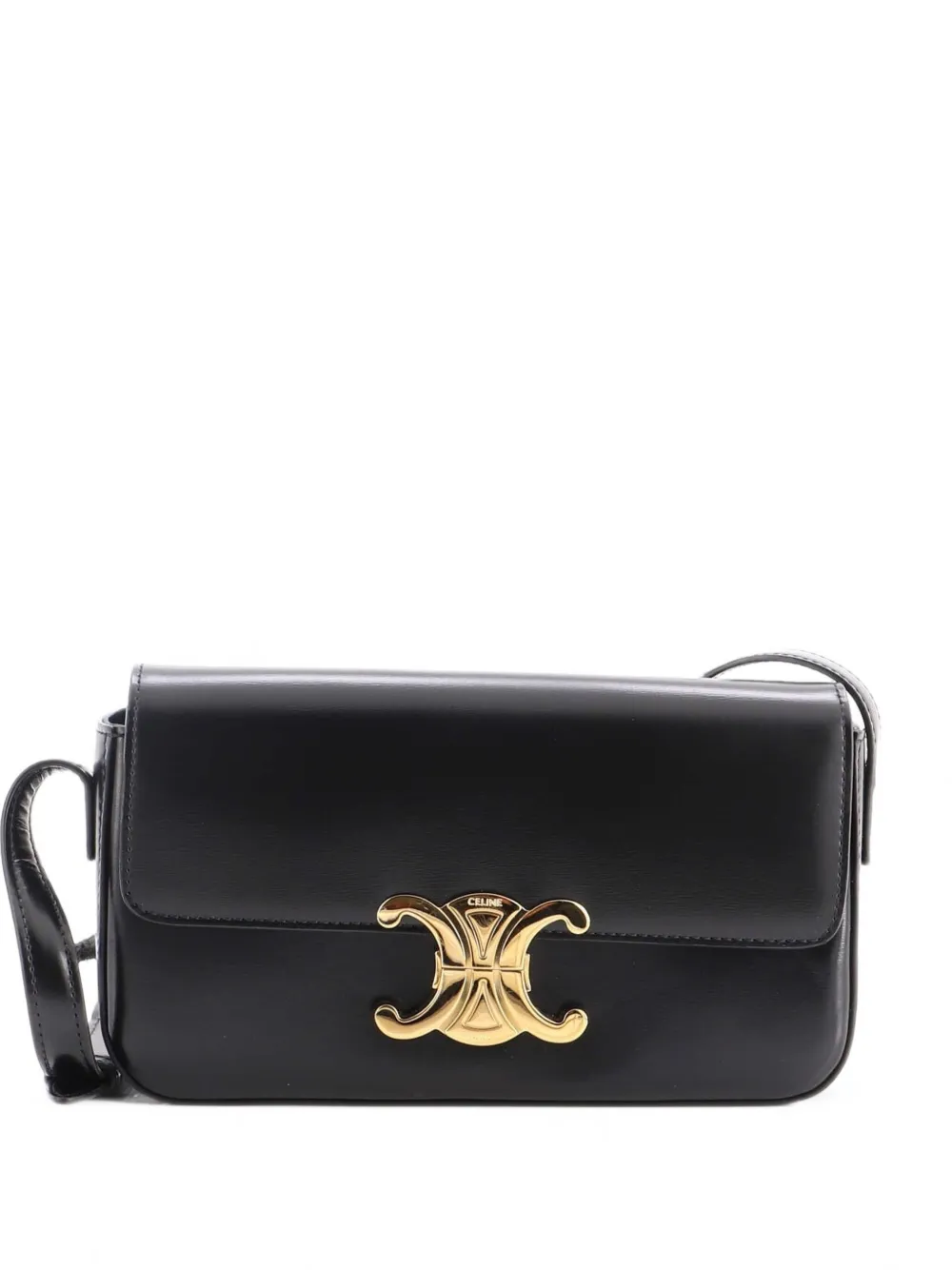 Celine Pre-Owned Triomphe East-West Smooth Calfskin shoulder bag - Schwarz
