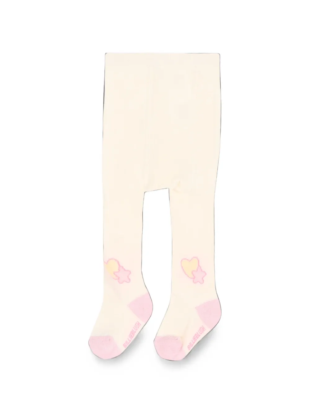 Billieblush Panty met sterpatroon en hartpatroon Beige