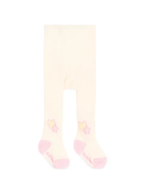 Billieblush heart-motif star-motif tights