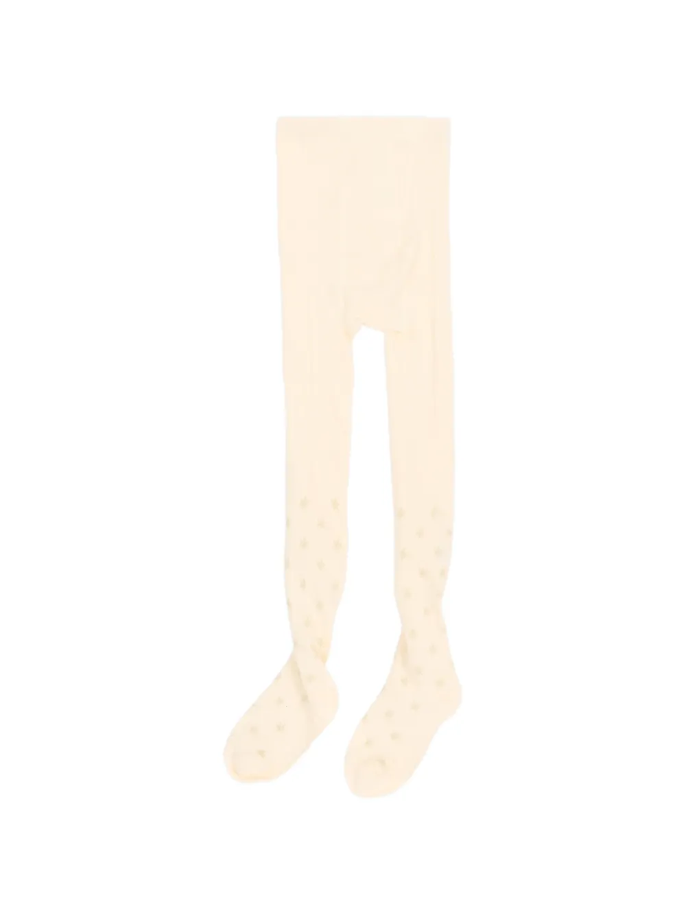 Billieblush Geribbelde panty met ster-patroon Beige