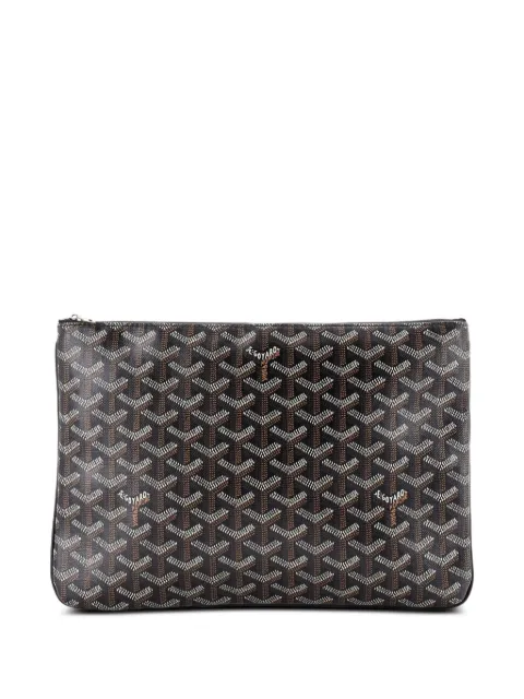 Goyard Pre-Owned Beschichtete Senat Zip Canvas MM Clutch