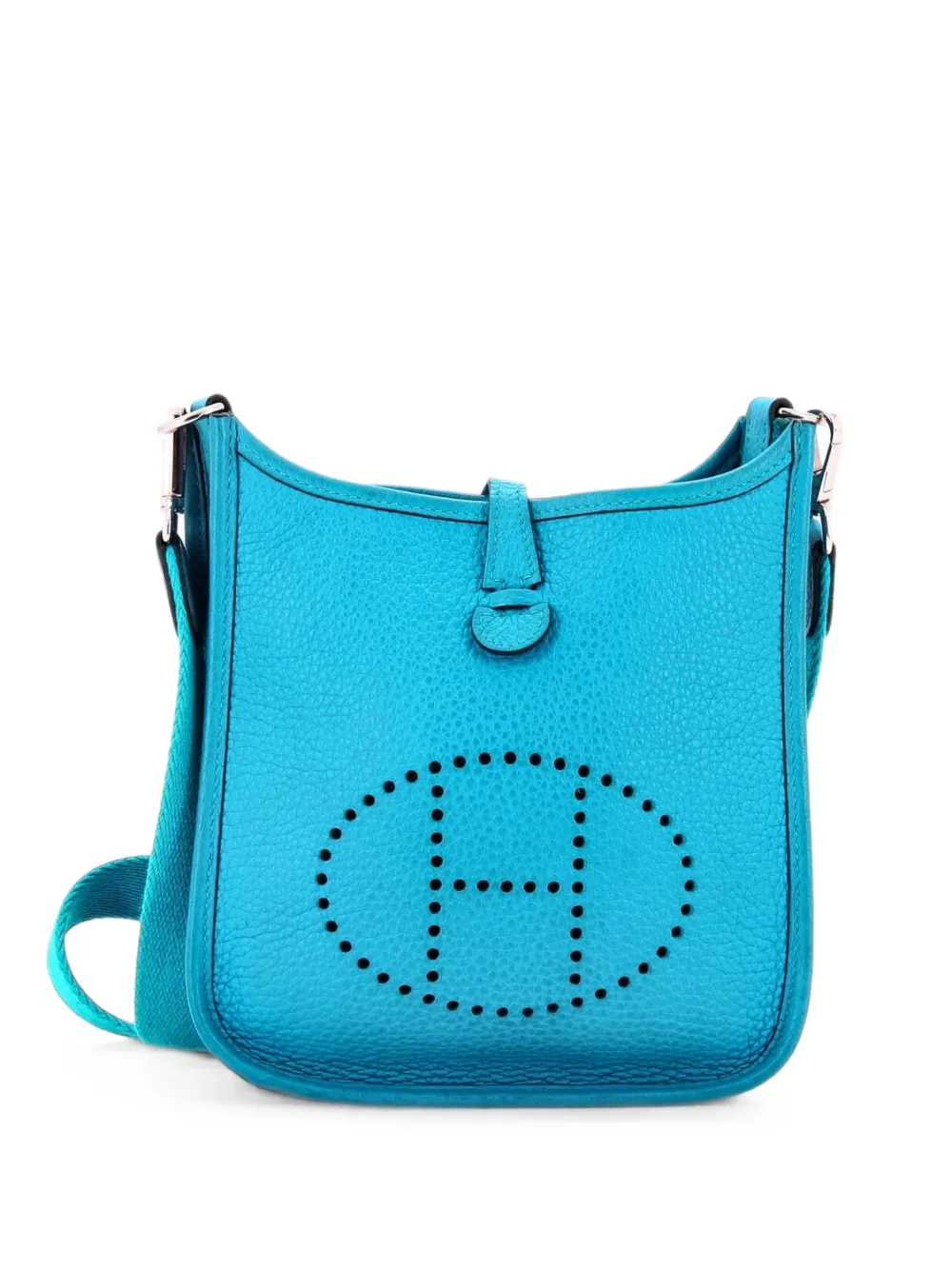 Hermès Pre-Owned Evelyne Bag Gen III Clemence TPM crossbody bag - Blau