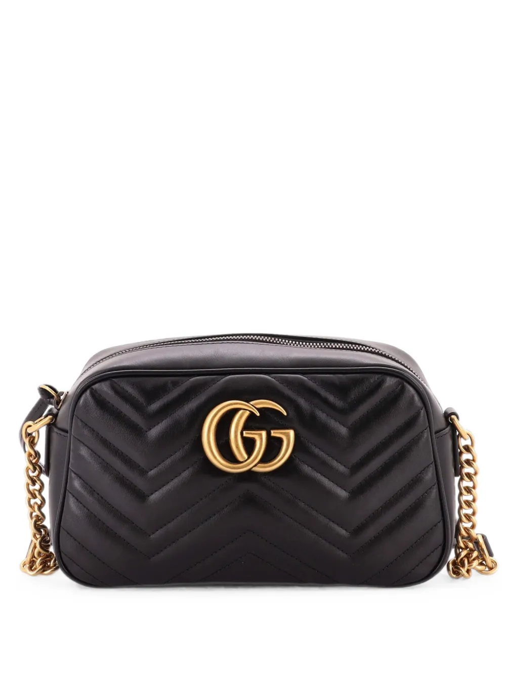 Gucci Pre-Owned GG Marmont Shoulder Bag Matelasse Leather Small crossbody bag - Schwarz