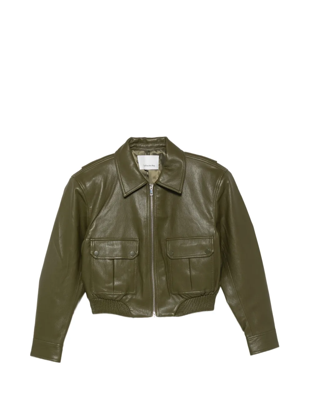 The Frankie Shop cropped zip-up jacket