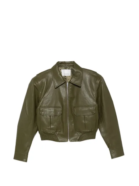 The Frankie Shop cropped zip-up jacket