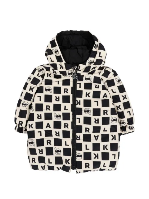 Karl Lagerfeld Kids reversible logo-print jacket