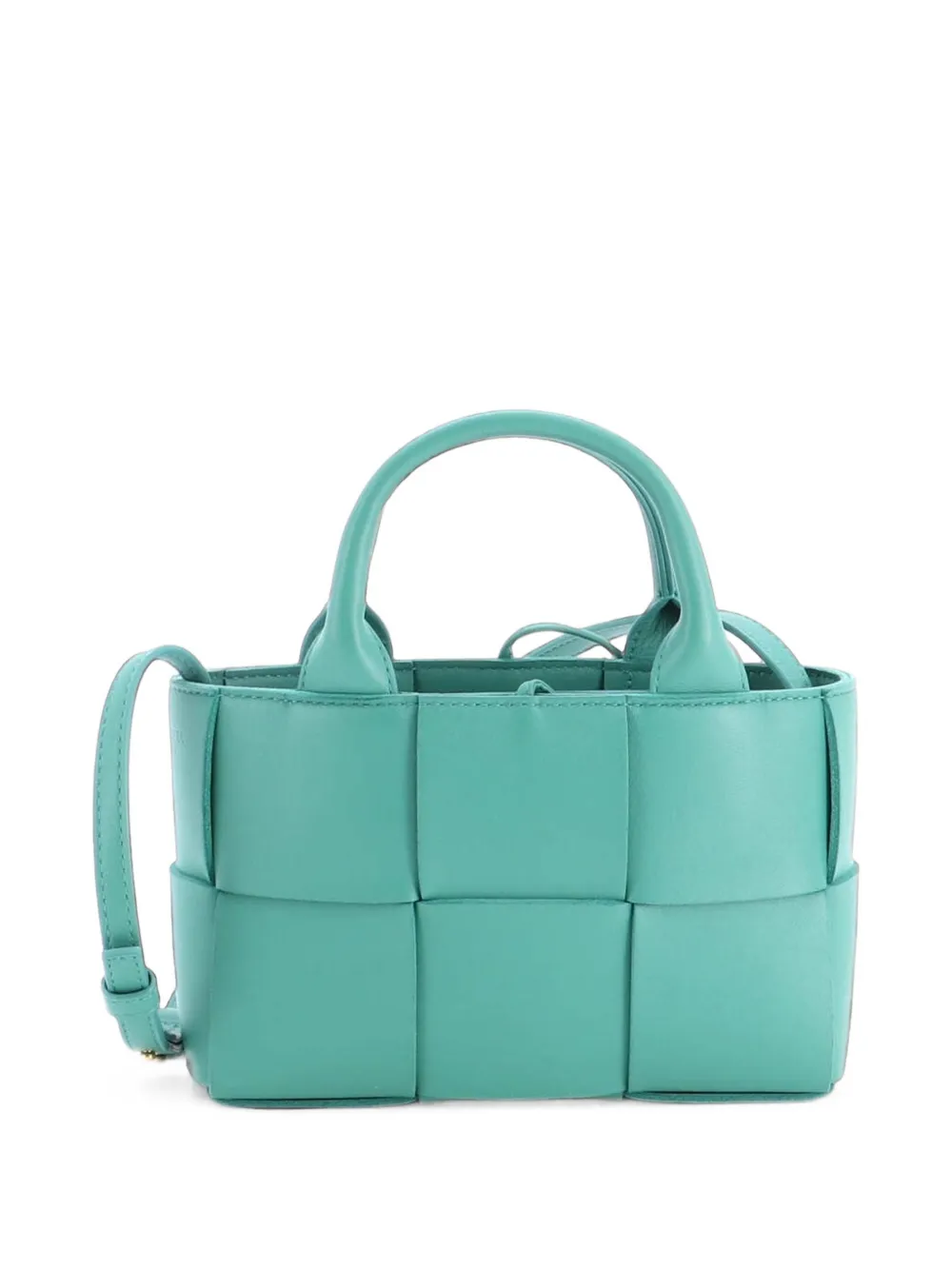 Bottega Veneta Pre-Owned Borsa tote Arco Maxi Candy in pelle con design Intrecciato - Verde