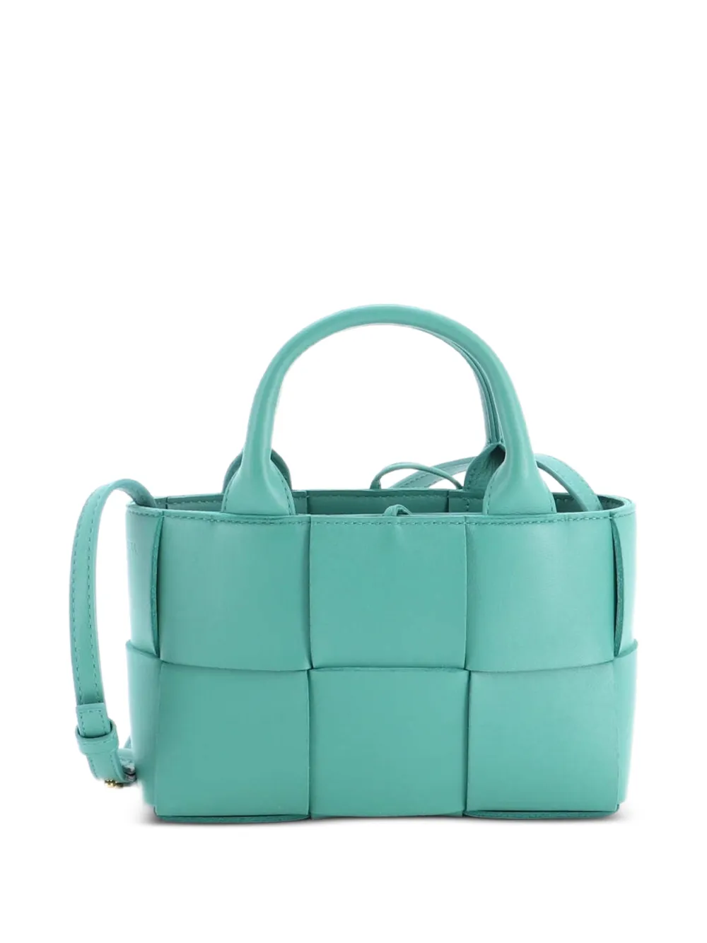 Bottega Veneta Pre-Owned Arco Maxi Intrecciato Candy Tote Bag - Grün