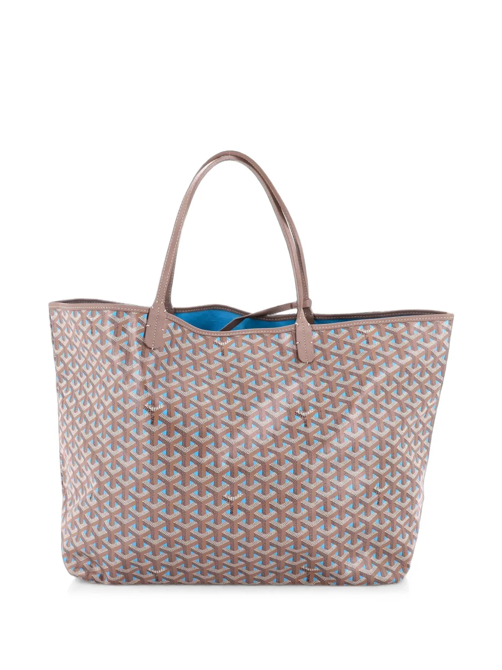 Goyard Pre-Owned Borsa tote Saint Louis Claire Voie GM in tela cerata - Grigio