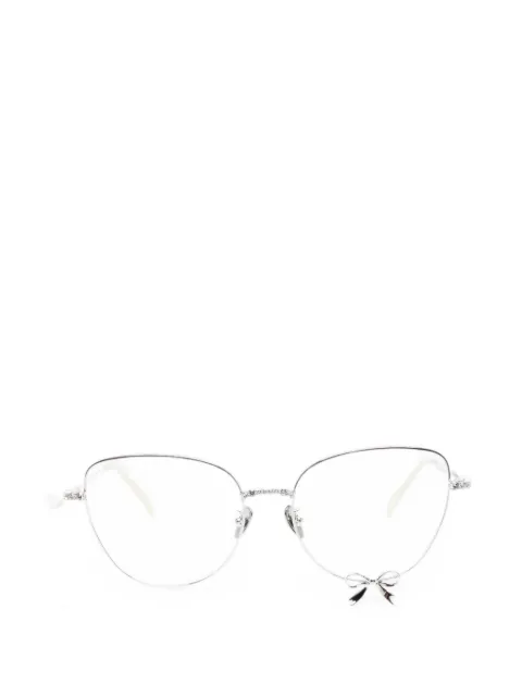 YVMIN Bowknot crystal-embellished glasses