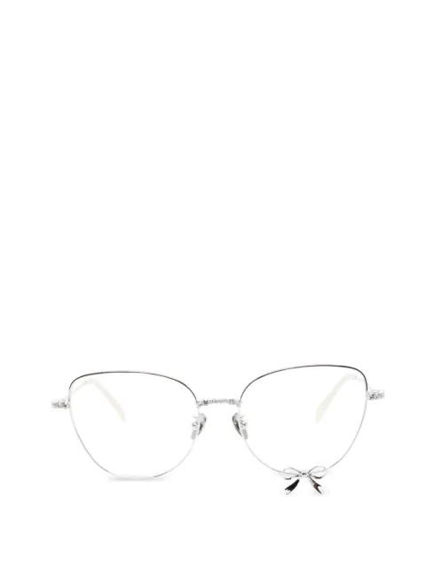 YVMIN Bowknot crystal-embellished glasses
