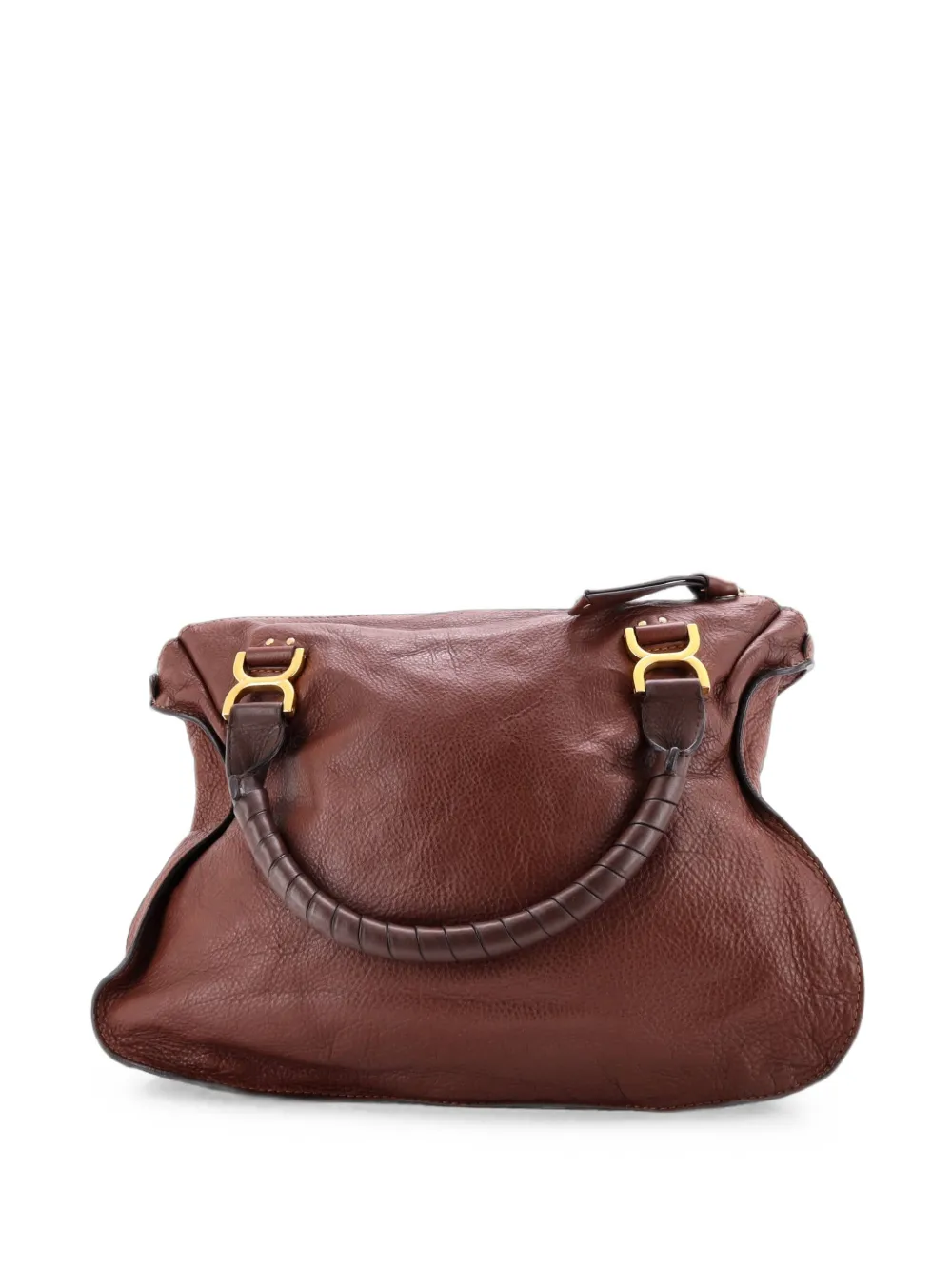 Chloé Pre-Owned Marcie Leather Large shoulder bag - Braun