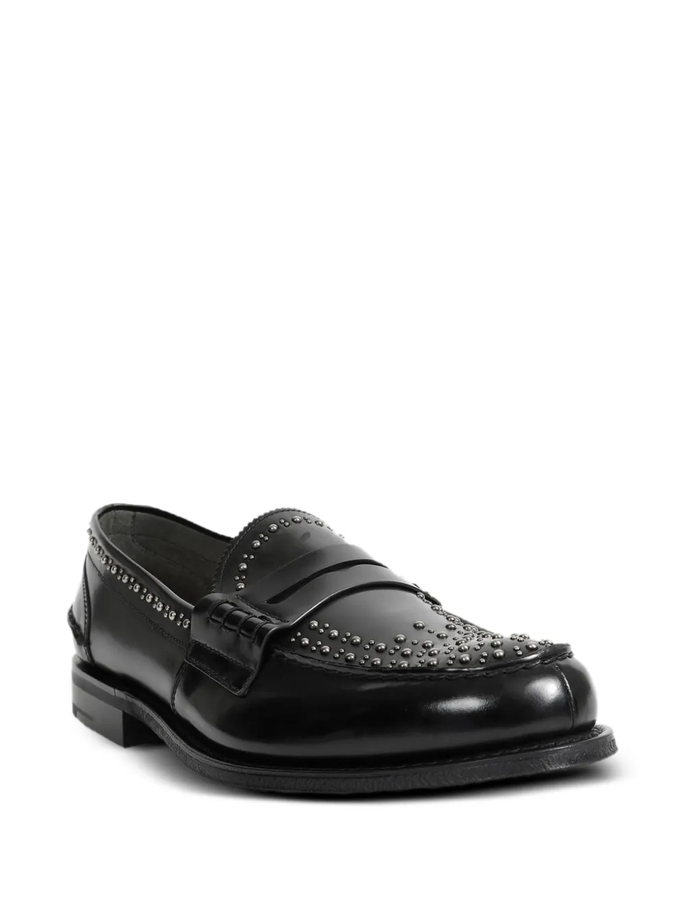 Church's Pembrey Met stud-embellished loafers Zwart