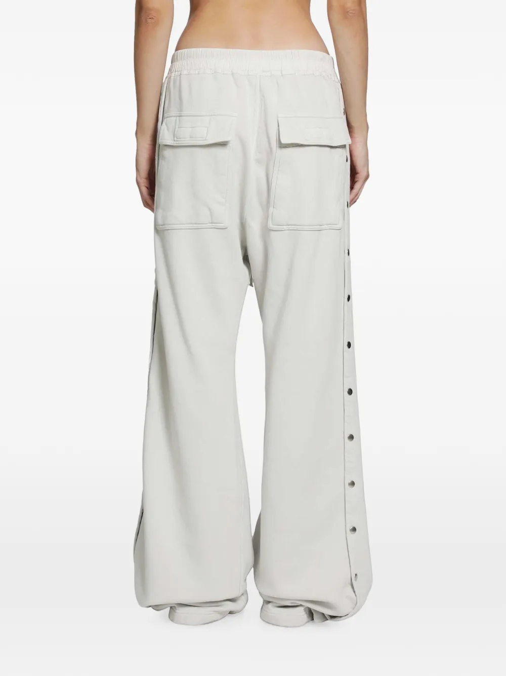 Rick Owens DRKSHDW Tower Wide Pusher trainingsbroek Wit