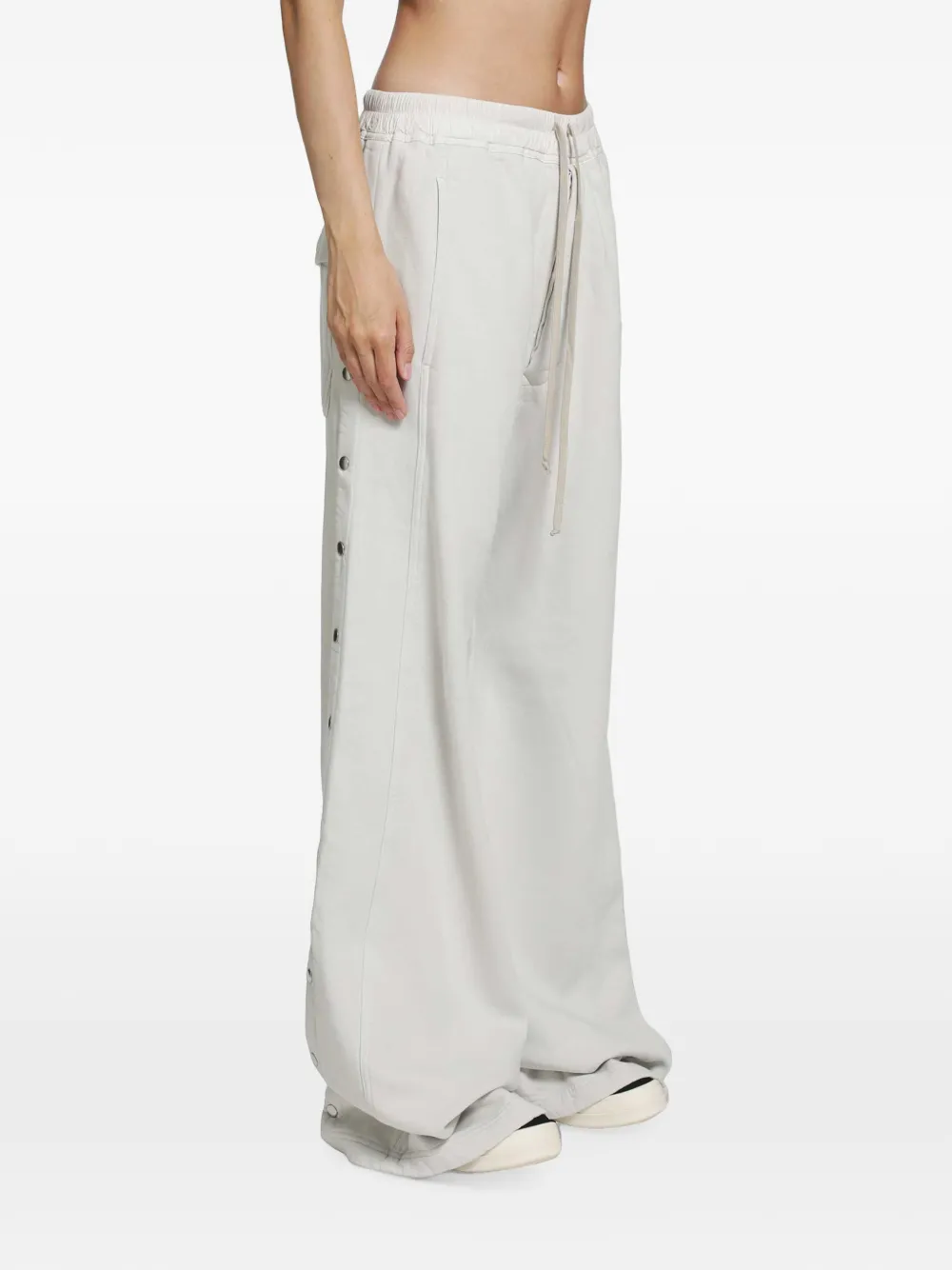 Rick Owens DRKSHDW Tower Wide Pusher trainingsbroek Wit