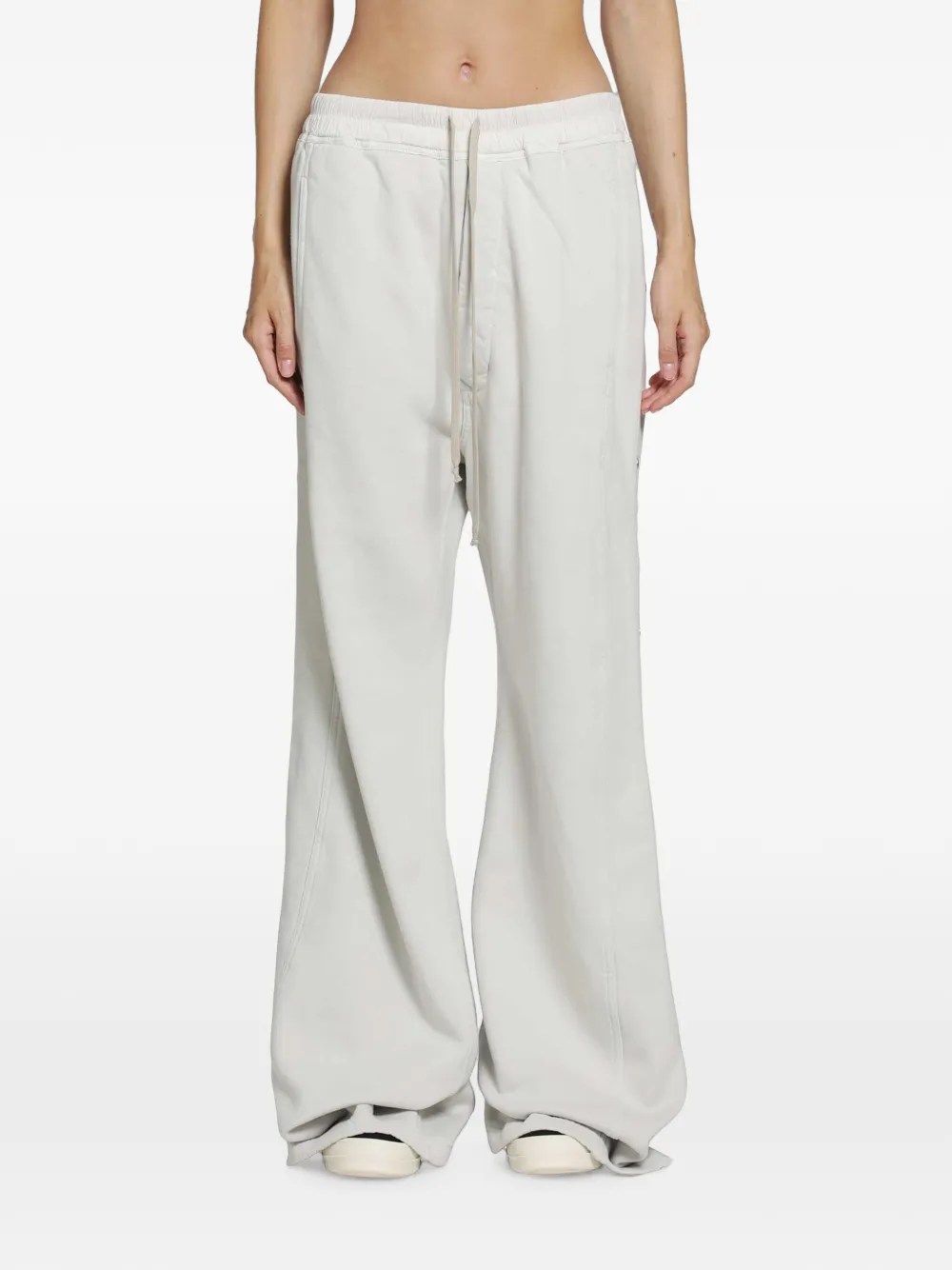 Rick Owens DRKSHDW Tower Wide Pusher track pants - Bianco