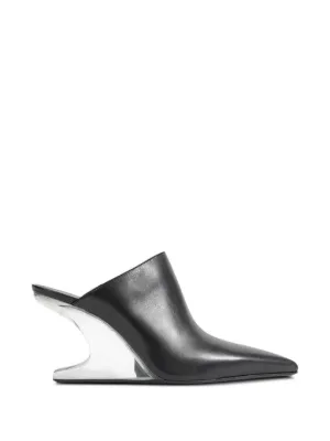 Jil Sander ポインテッドトゥ ミュール | ブラック | FARFETCH JP