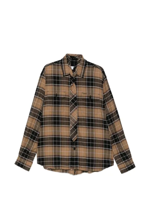 sacai plaid shirt