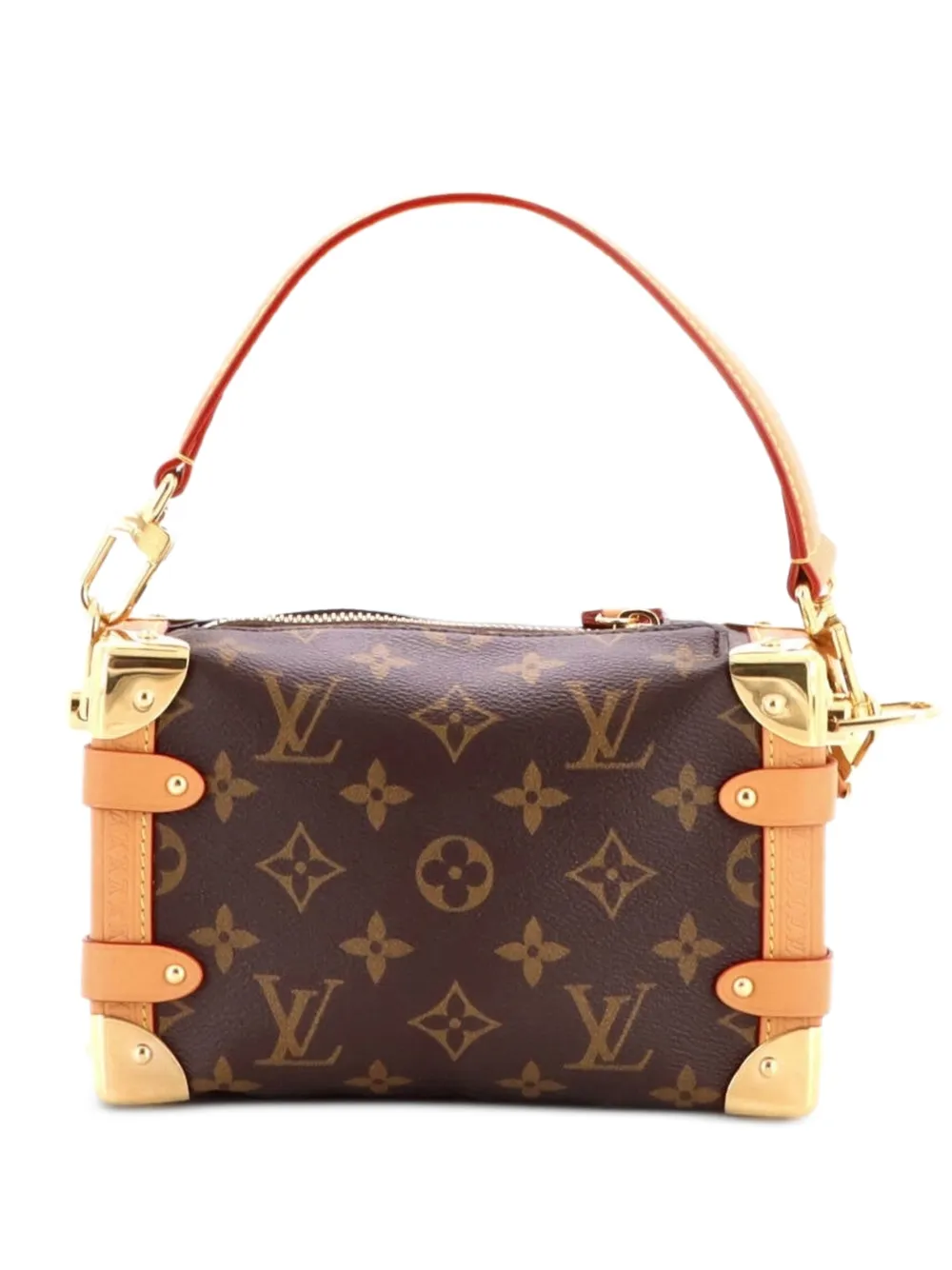 Louis Vuitton Pre-Owned Side Trunk Handbag Monogram Canvas PM shoulder bag - Brown
