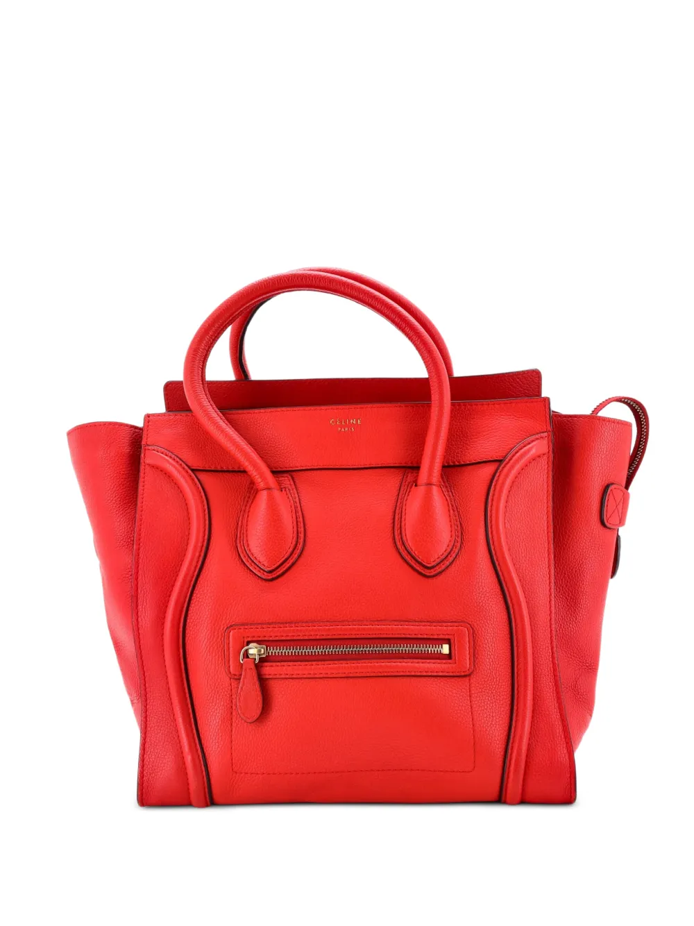 Celine Pre-Owned Phantom Bag Grainy Leather Medium tote bag - Rosso