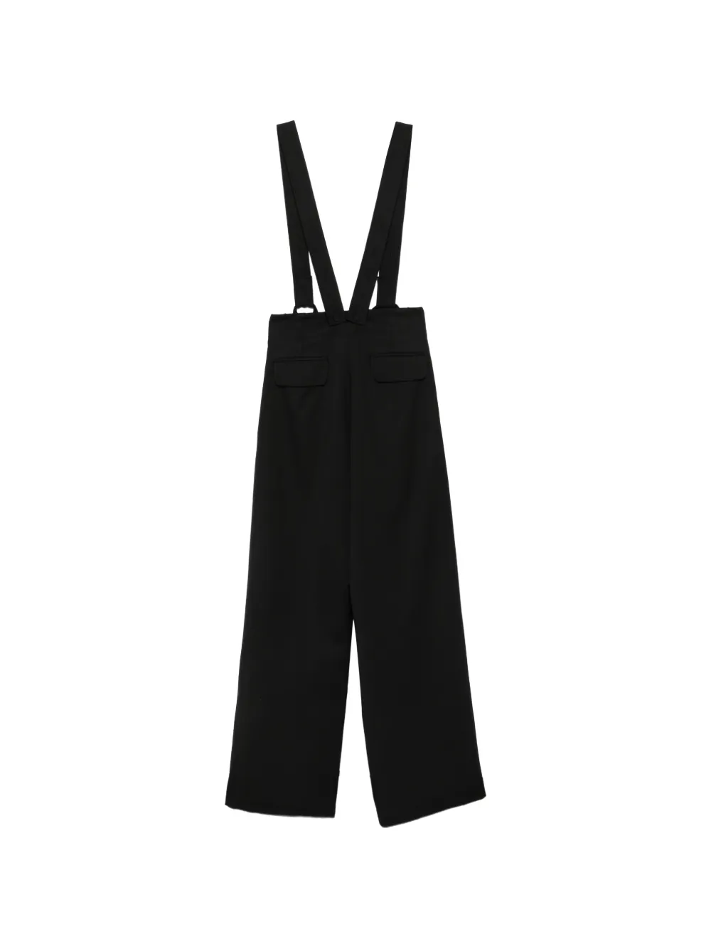 MITILIANE COUTURE detachable-suspender trousers Zwart