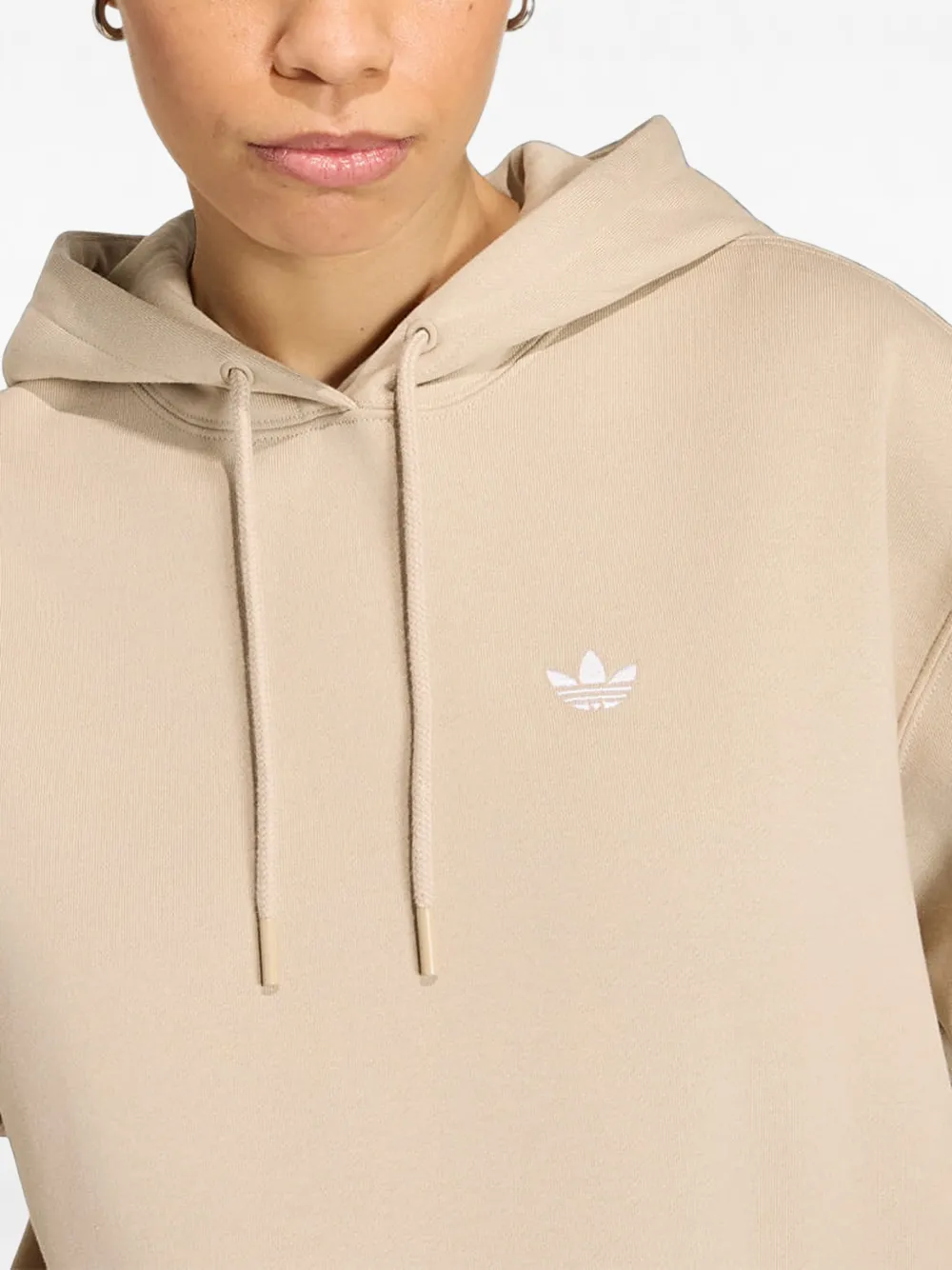 adidas Essentials oversized hoodie Beige