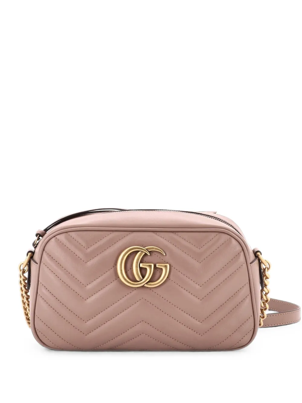 Gucci Pre-Owned GG Marmont Shoulder Bag Matelasse Leather Small crossbody bag - Toni neutri