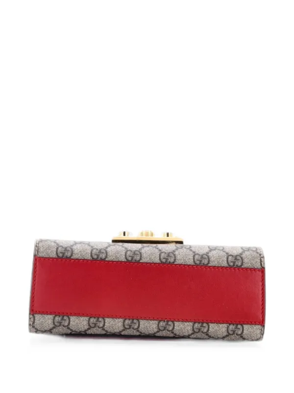 Gucci Pre-Owned パドロック ショルダーバッグ GGコーテッドキャンバス