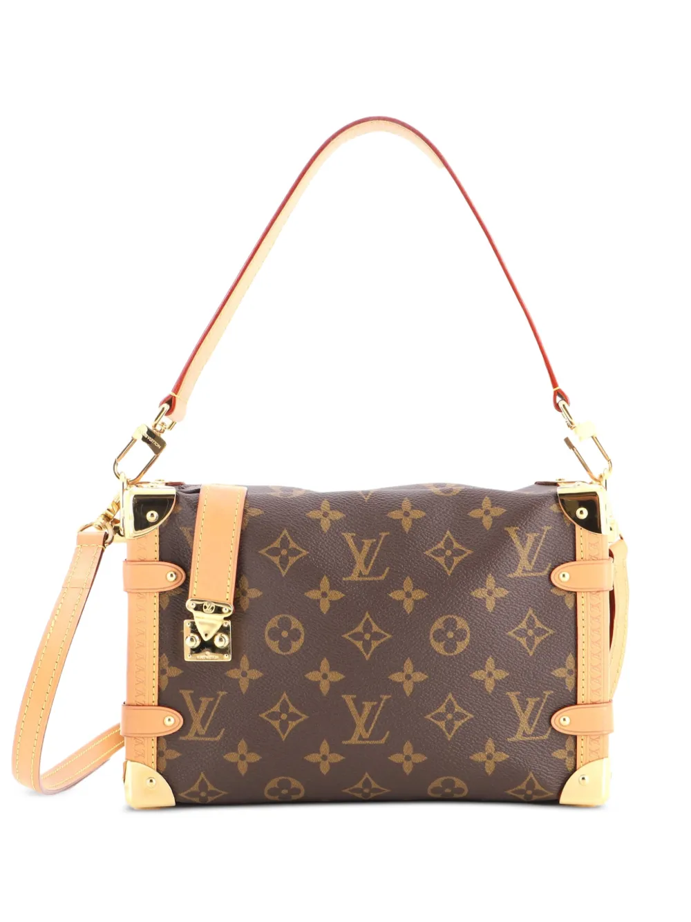 Louis Vuitton Pre-Owned Borsa a mano Side Trunk MM in tela con monogramma - Marrone