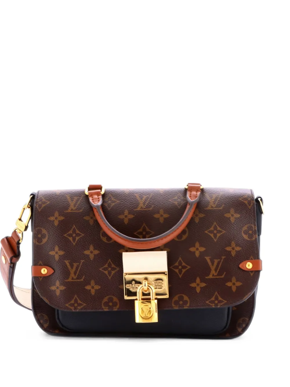 Louis Vuitton Pre-Owned Vaugirard Handbag Monogram Canvas with Leather satchel - Nero
