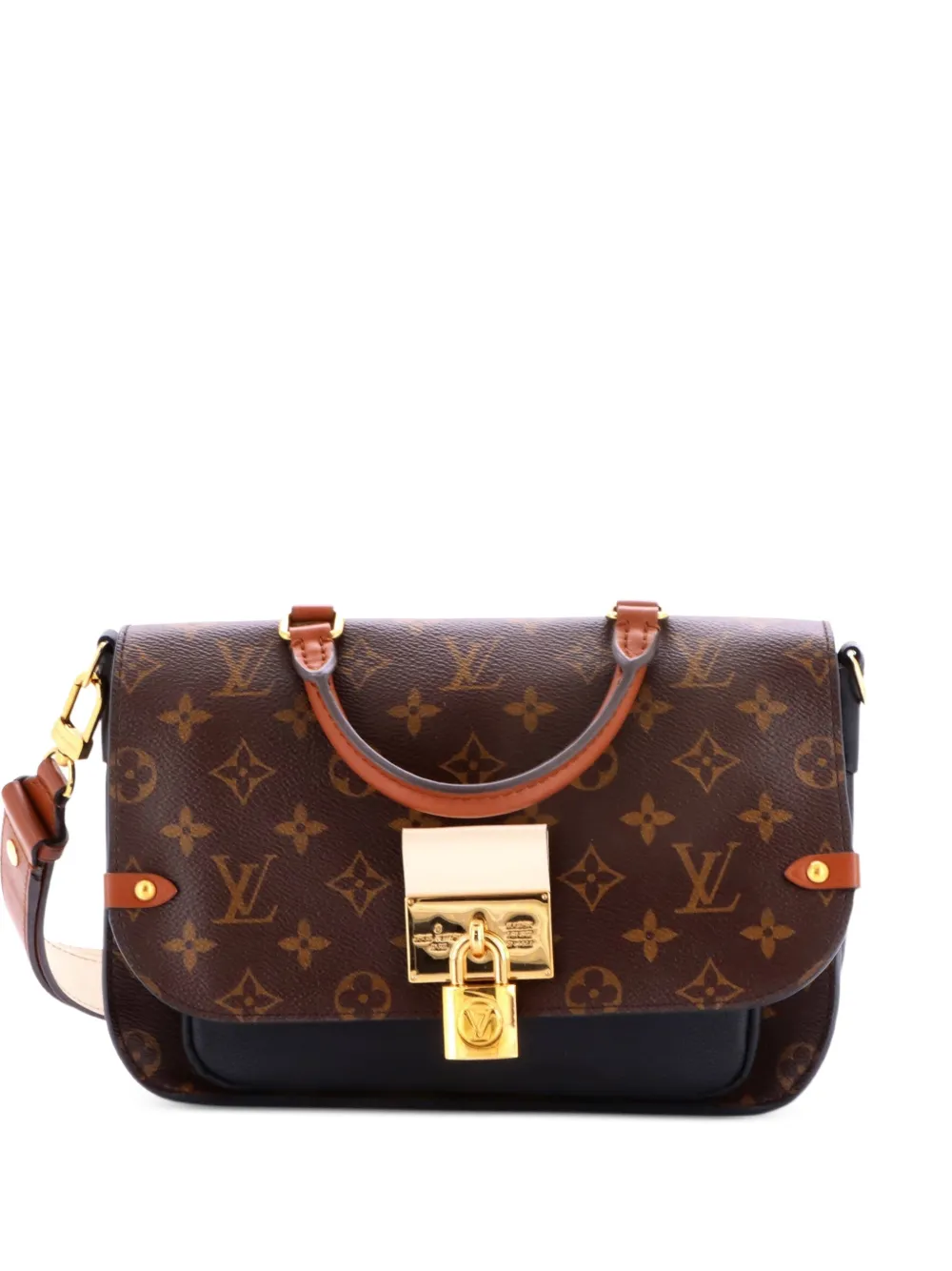 Louis Vuitton Pre-Owned Vaugirard Handbag Monogram Canvas with Leather satchel - Nero