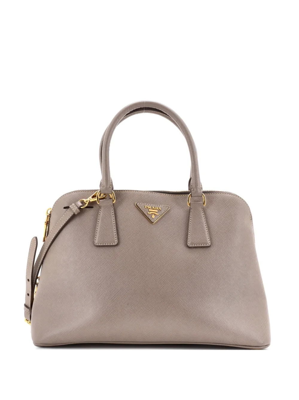 Prada Pre-Owned Promenade Bag Saffiano Leather Medium satchel - Toni neutri
