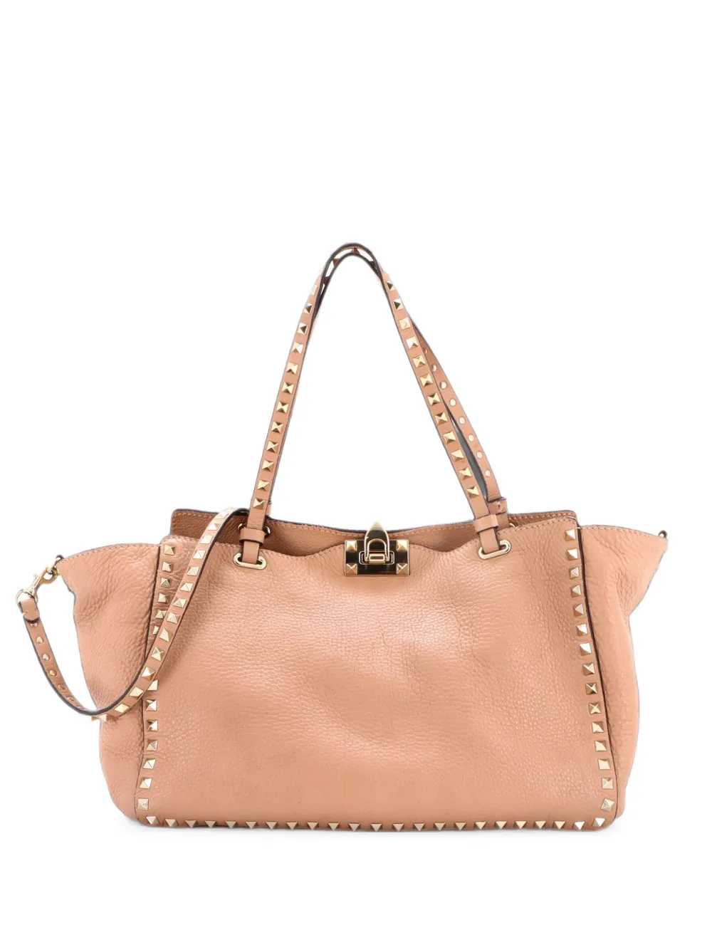 Valentino Garavani Pre-Owned Mittelgroße Rockstud Tote Bag - Nude