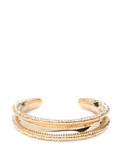 ISABEL MARANT Byrne textured layered-effect bracelet
