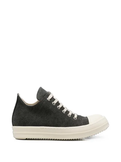 Rick Owens DRKSHDW canvas low-top sneakers