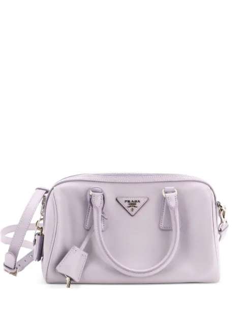 Prada Pre-Owned Lux Convertible Boston Bag Saffiano Leather Small handbag