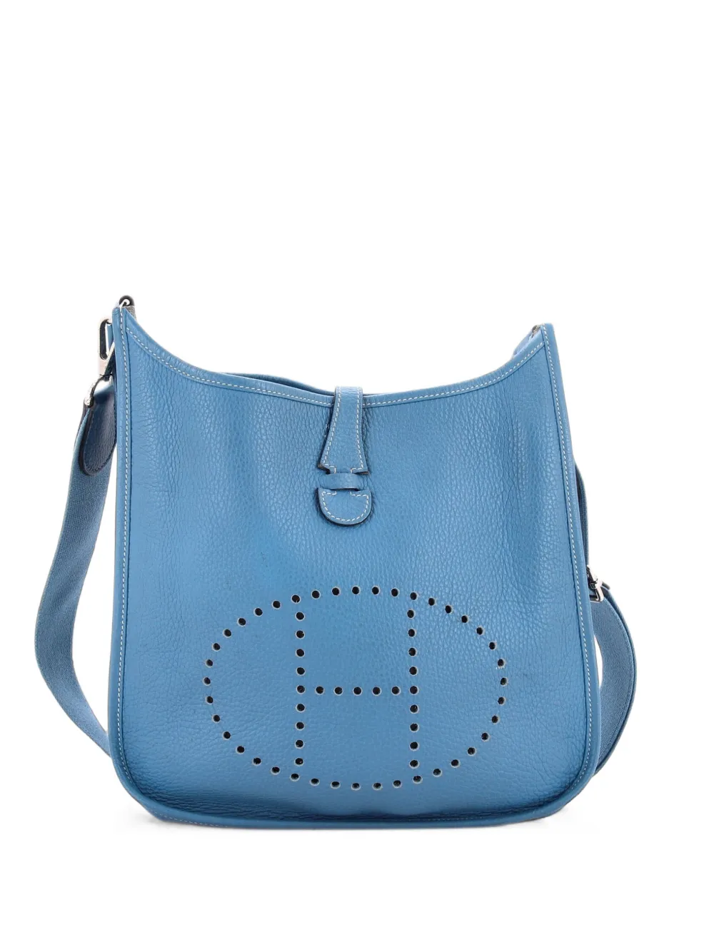 Hermès Pre-Owned Evelyne Bag Gen III Clemence PM crossbody bag - Blau