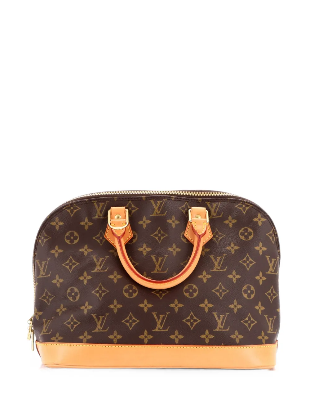 Louis Vuitton Pre-Owned Alma PM Satchel-Tasche aus Canvas mit Monogramm - Braun