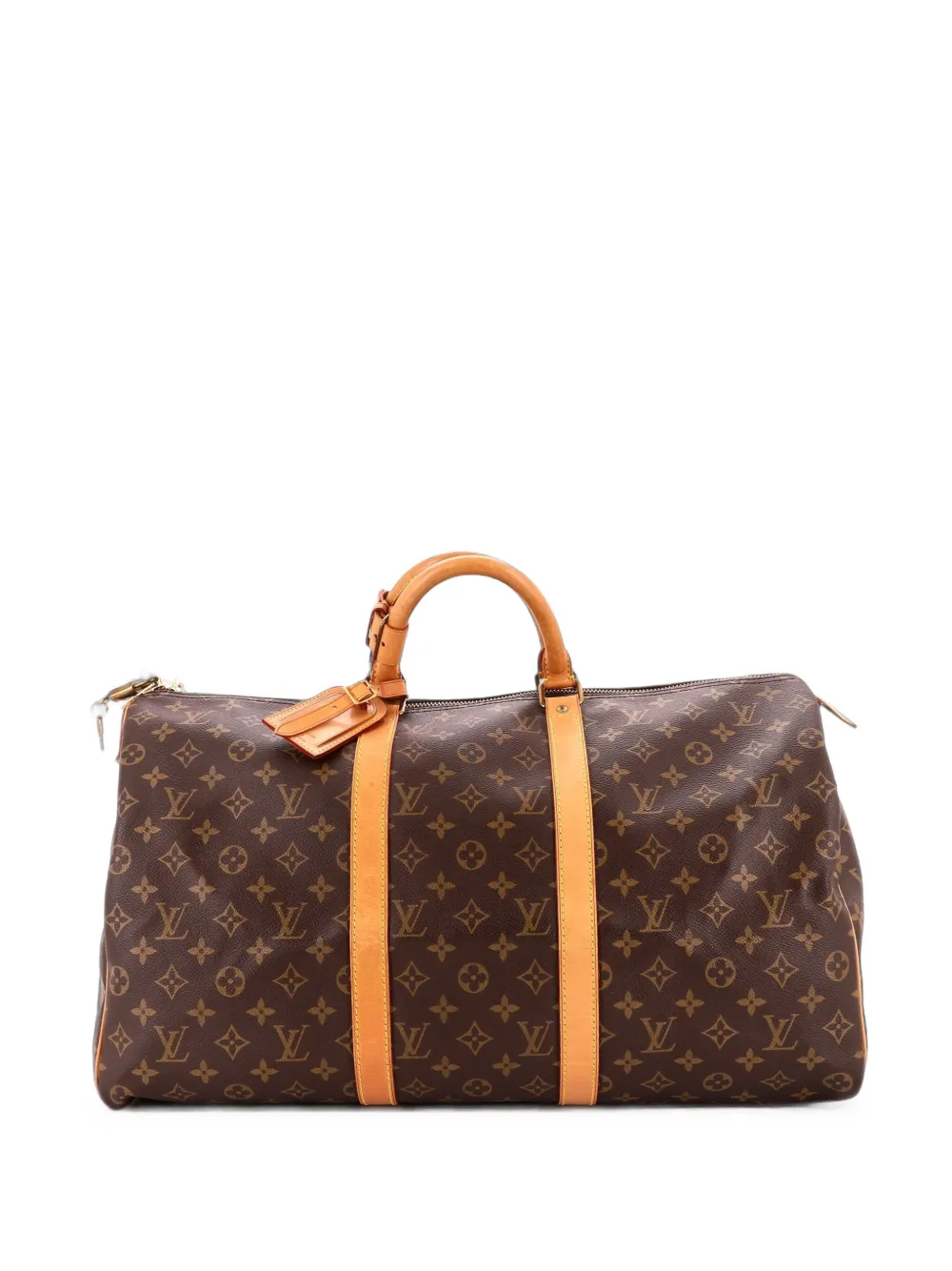 Louis Vuitton Pre-Owned Borsa da viaggio Keepall 50 in tela con monogramma - Marrone