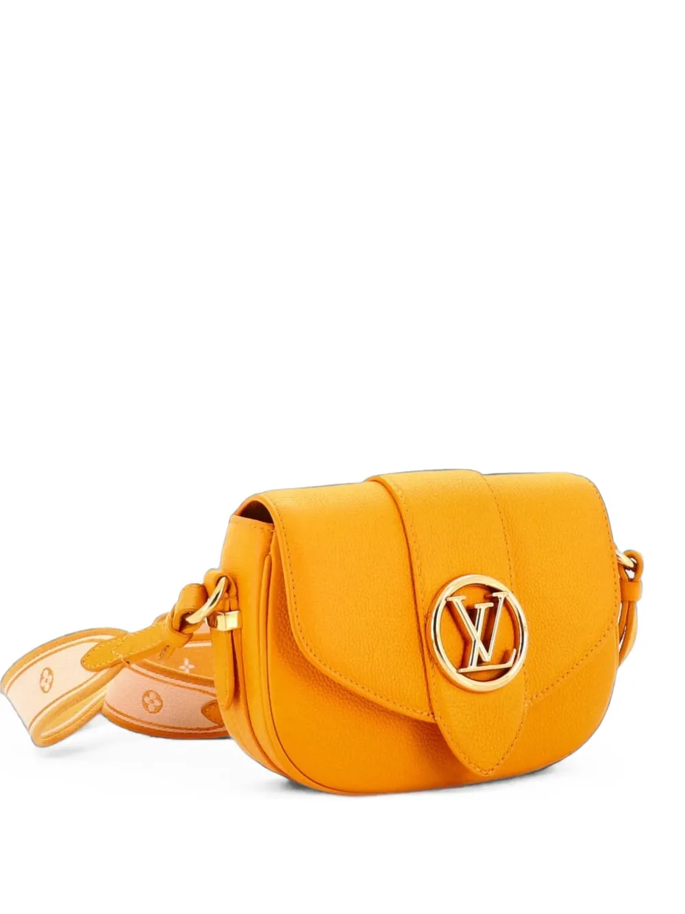 Louis Vuitton Pre-Owned LV Pont 9 Soft Bag Leather PM crossbody bag - Arancione