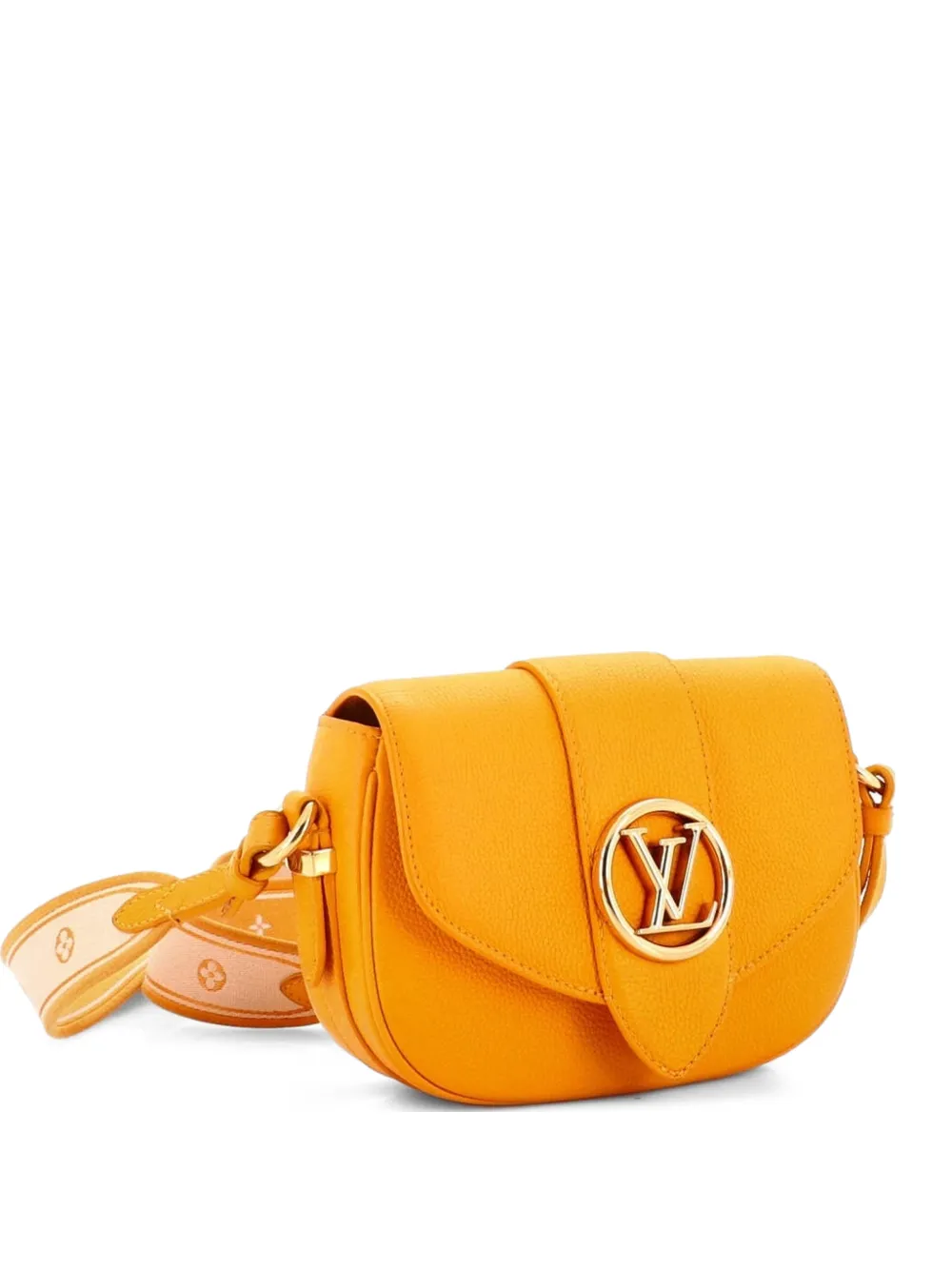 Louis Vuitton Pre-Owned LV Pont 9 Soft Bag Leather PM crossbody bag - Arancione