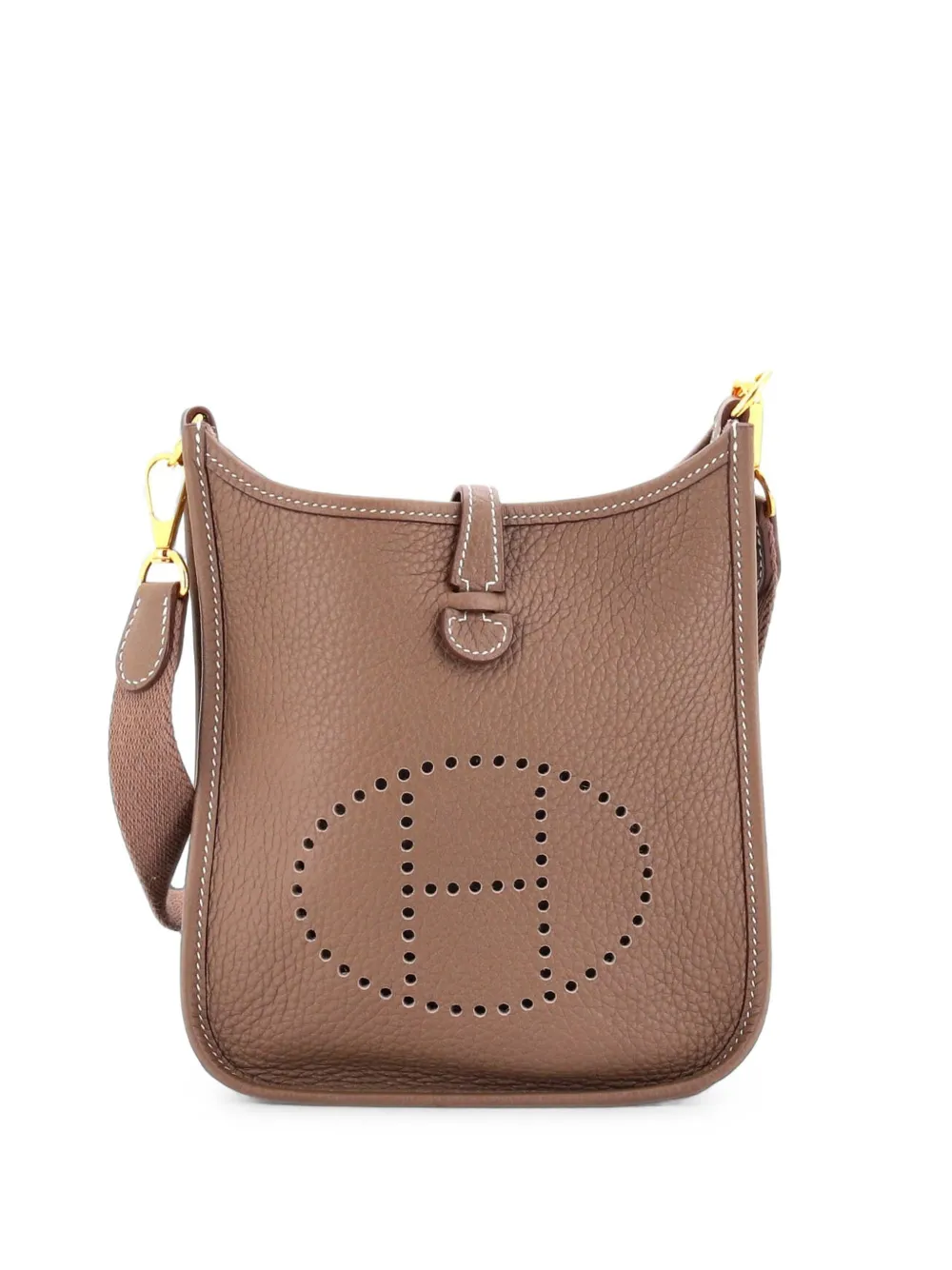 Hermès Pre-Owned Borsa a tracolla Evelyne Gen III TPM in pelle Clemence - Grigio