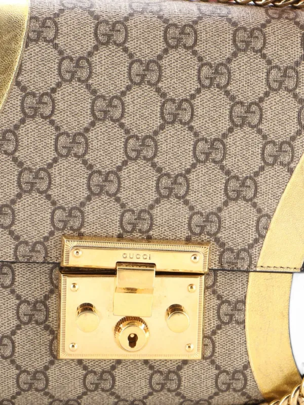 Gucci Pre-Owned パドロック GGコーテッドキャンバス＆レザー