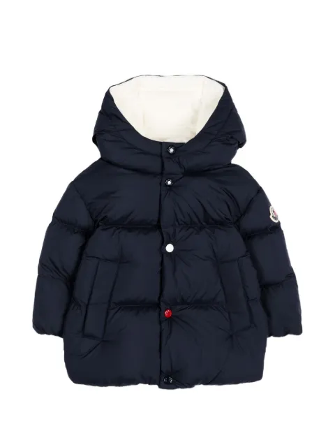 Moncler Enfant hooded quilted jacket