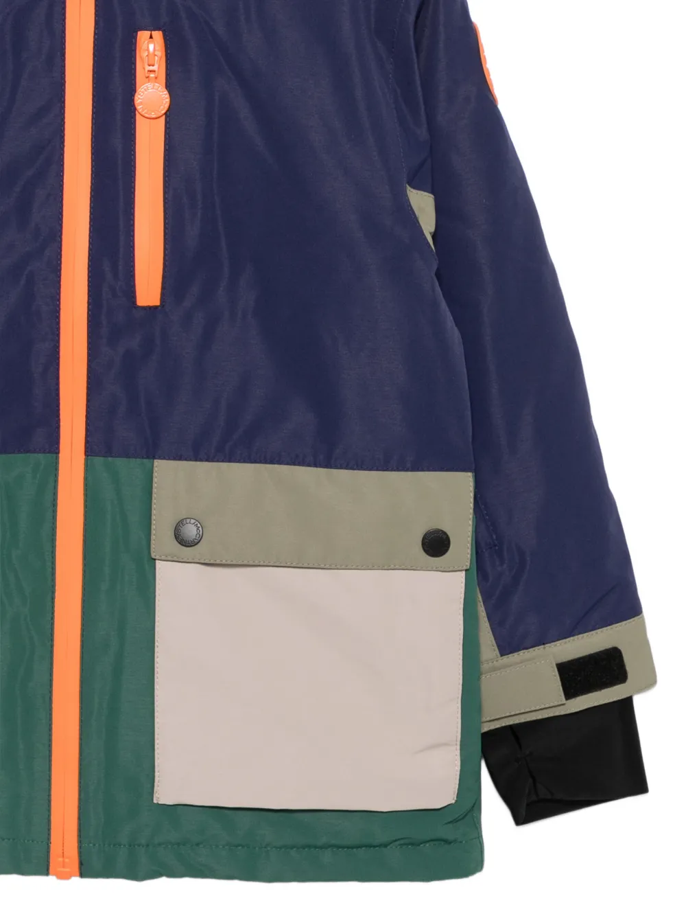 Stella McCartney Kids Jack met colourblocking Blauw