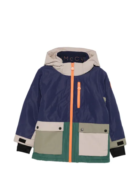 Stella McCartney Kids chaqueta acolchada con diseño colour block