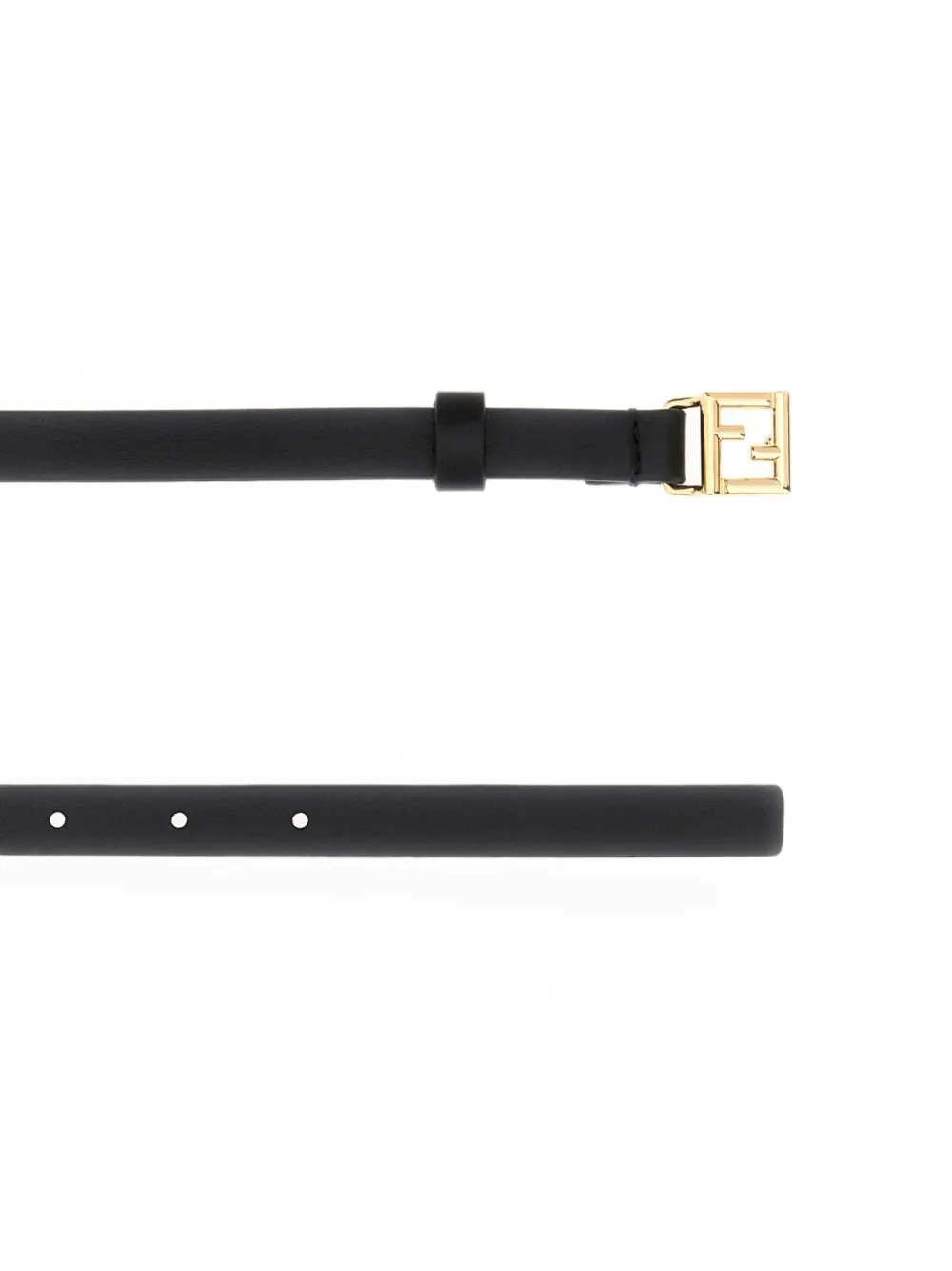 FENDI Leren riem Zwart