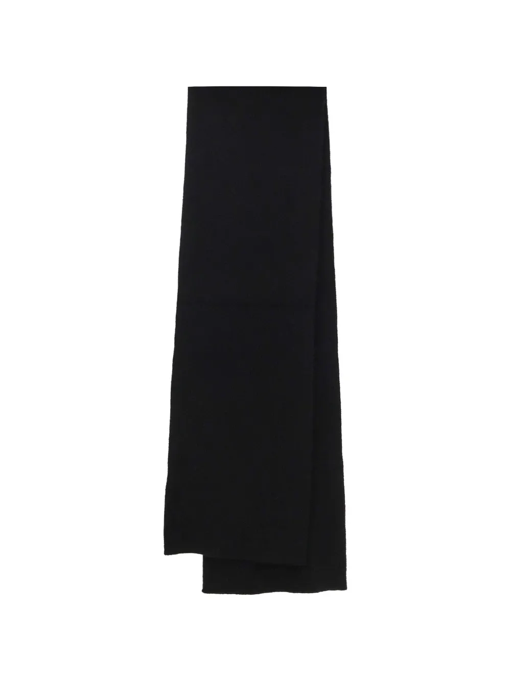 Rick Owens ribbed-knit scarf - Nero